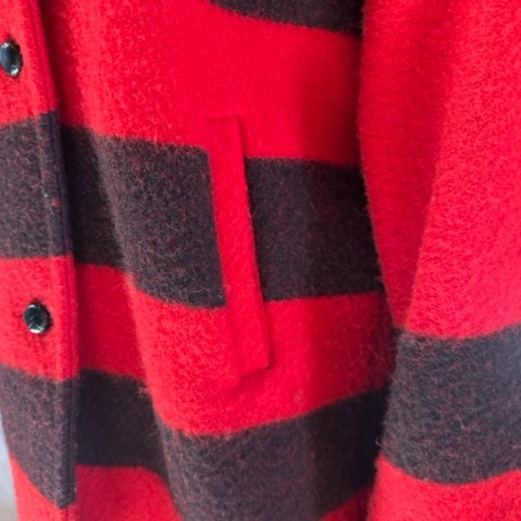 Woolrich Red and Black Women's Coat - Picture 11 of 13